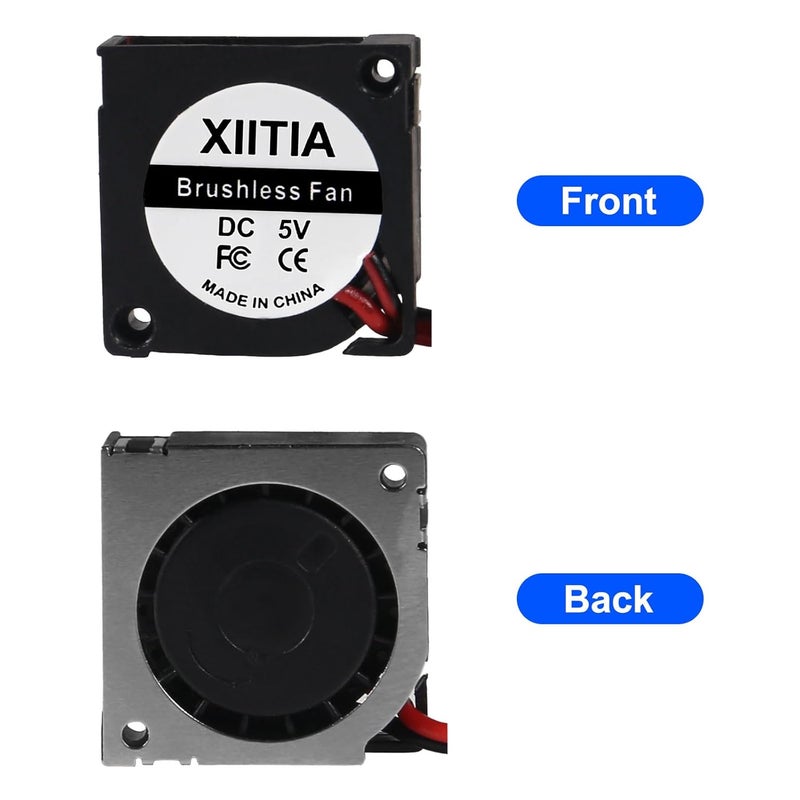 XIITIA 6pcs DC 20mm Fan 5V 2006/20x20x6mm Sleeve Bearings Brushless DC Cooling Blower Fan with 2 Pin Terminal for 3D Printer Parts - Image 2
